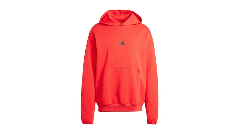 adidas Future Icons Small Logo Hoodie Pure Ruby