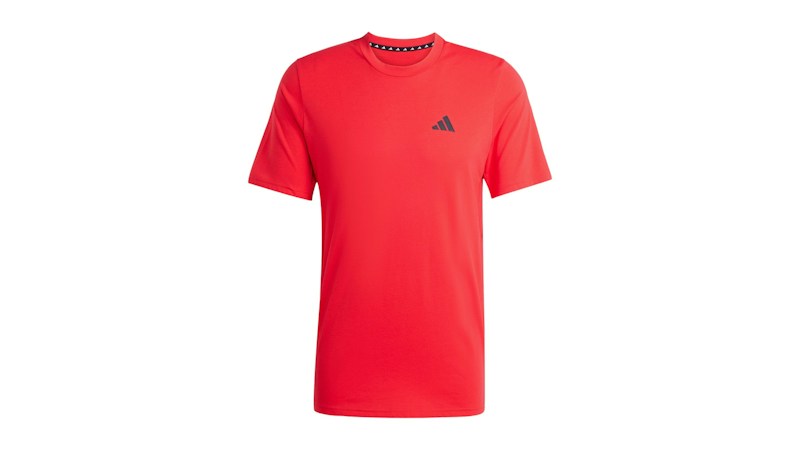 adidas Train Essentials Feelready Tee Pure Ruby Zwart