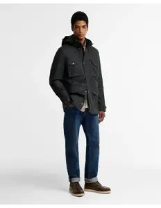 Barbour Winter Sapper Wax Coat Sage/shadow Classic