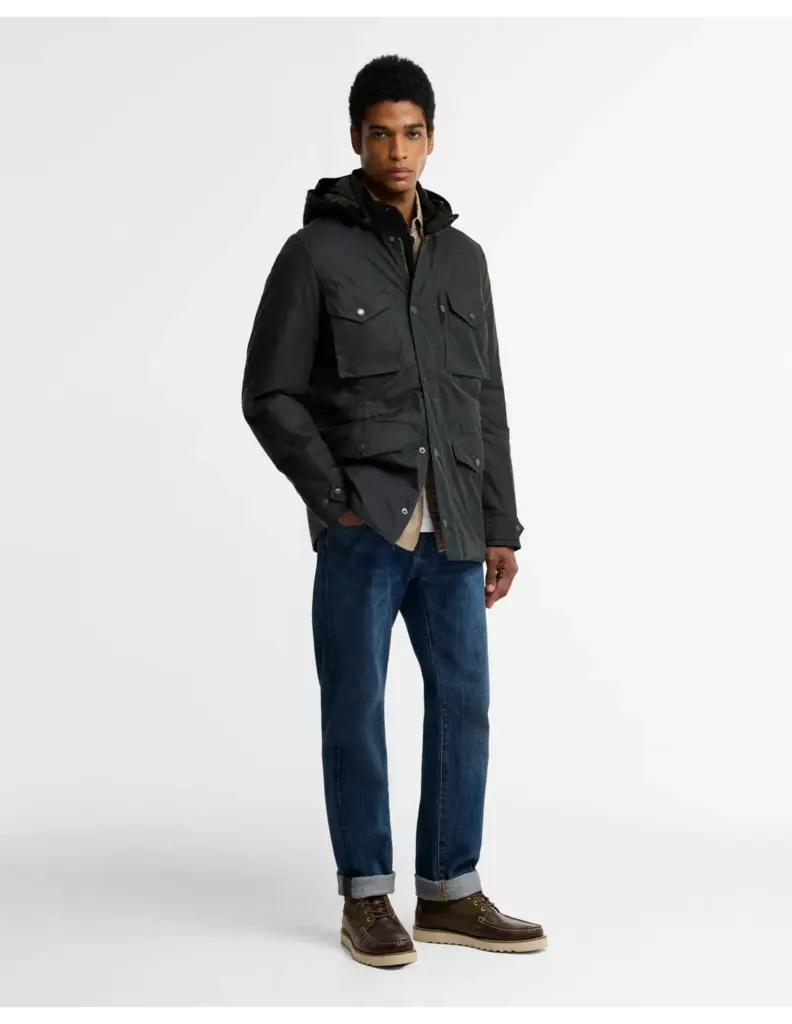Barbour Winter Sapper Wax Coat Sage/shadow Classic