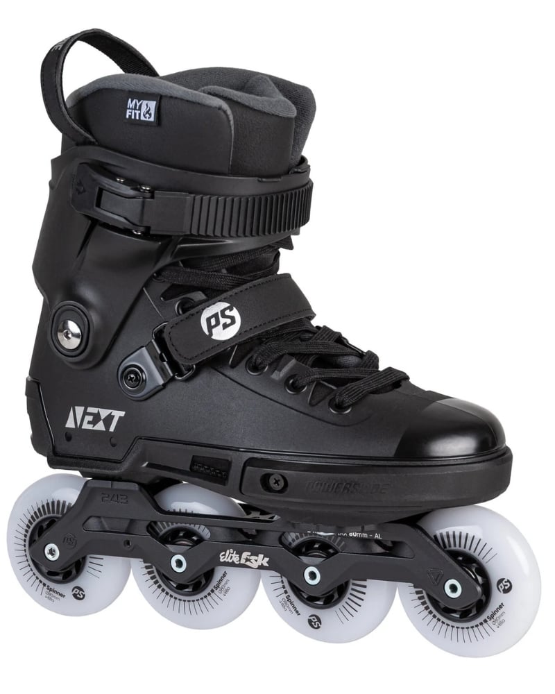 Powerslide Next 80 Freeskates 46-47 Zwart