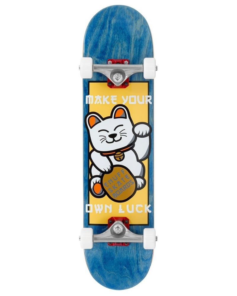 Enuff Lucky Cat 7.25″ Skateboard Complete Blauw