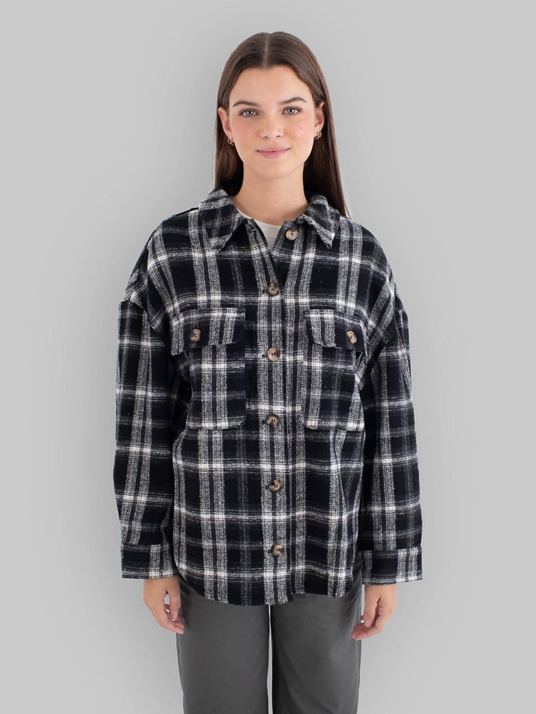 Hurley Brave Flannel Jas Zwart