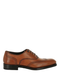 Ferragamo Raphael Brogues Shoes Extra Wide Width Camel