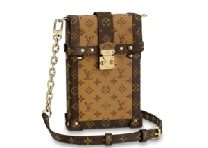 Louis Vuitton Pochette Trunk Verticale Monogram Reverse Bruin