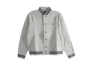 Polo Ralph Lauren Long-Sleeve Raglan Baseball Jacket Andover Heather