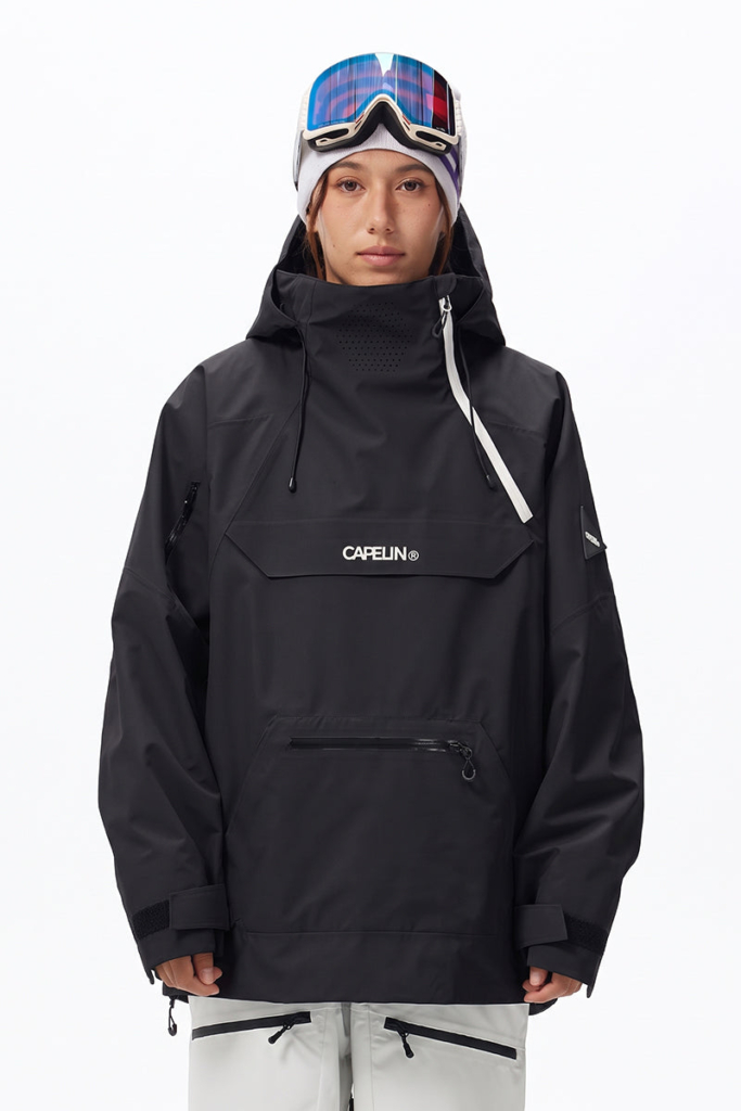 Ace 3L Women’s Pullover Snowboard Jacket Zwart