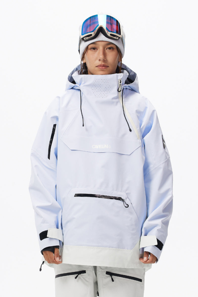 Ace 3L Women’s Pullover Snowboard Jacket Halogen Blauw