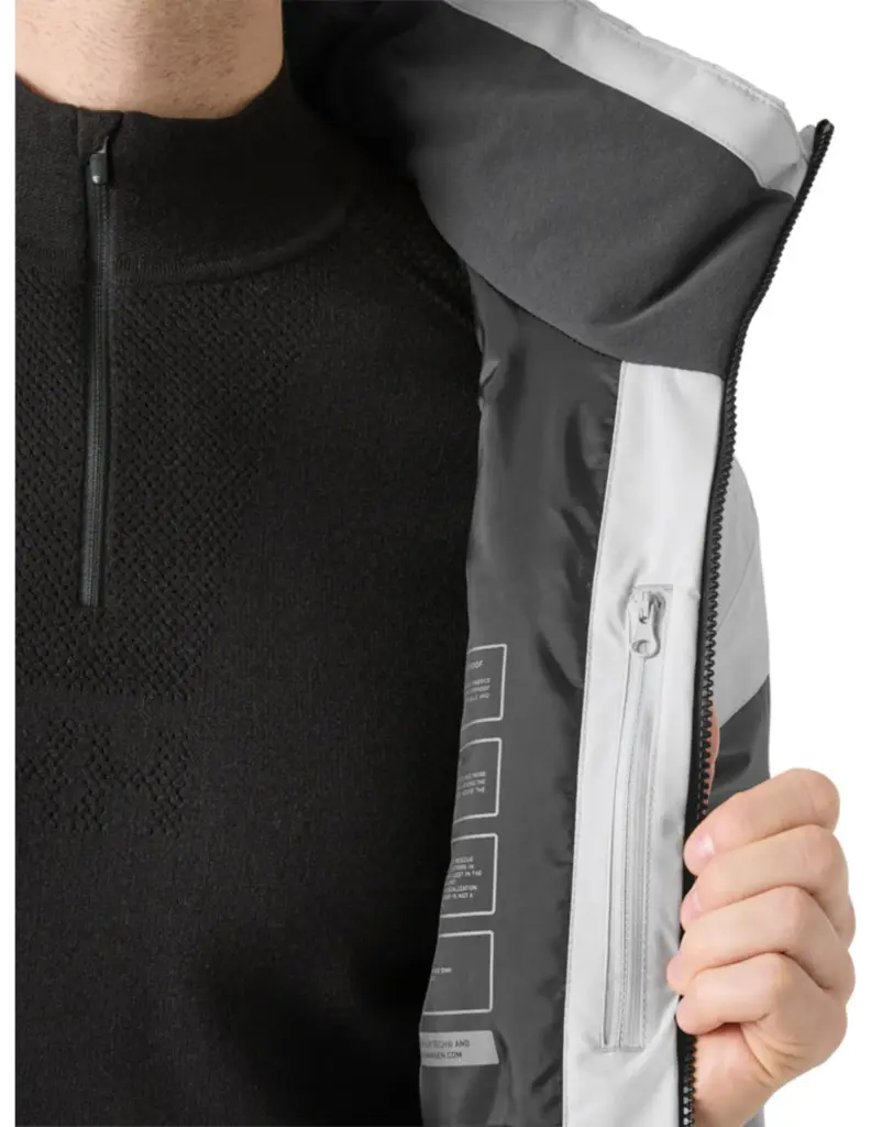 Helly Hansen Panoramic Insulated Ski Jacket Heren Grijs