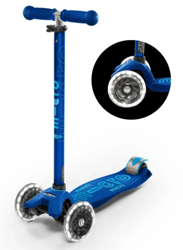 Micro Maxi Deluxe LED Donkerblauw Step Complete