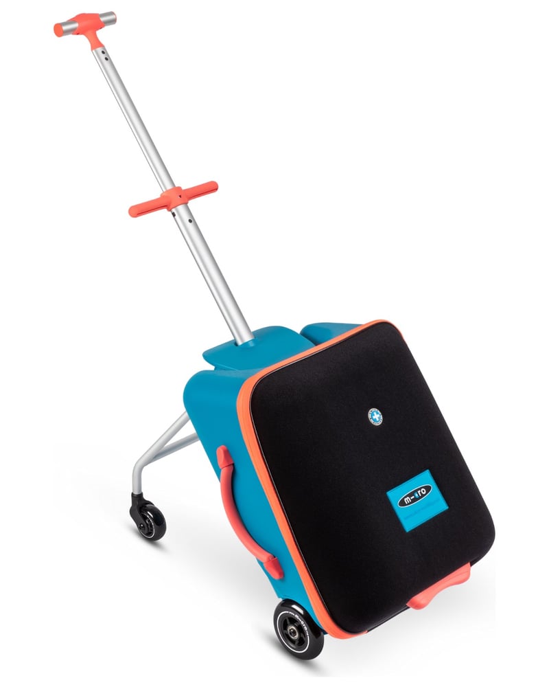Micro Ride On Luggage Eazy Ocean Trolleykoffer Blauw